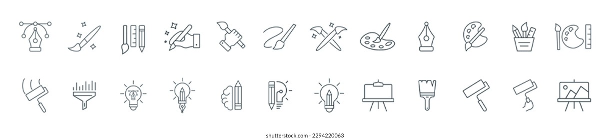 Vektorsymbol, Kreativität und Zeichensymbole