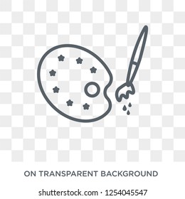Art icon. Art design concept from  collection. Simple element vector illustration on transparent background.