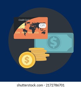 art icon illustration symbol of money payment