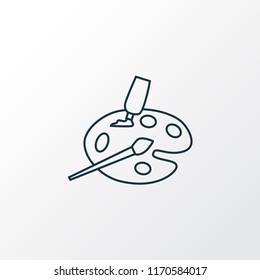 Art icon line symbol. Premium quality isolated palette element in trendy style.