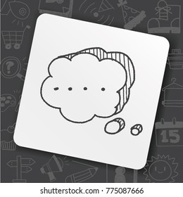 art icon link drawn doodle idea global