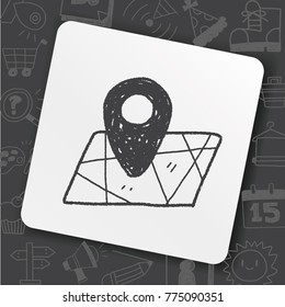 art icon link drawn doodle idea global