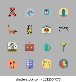 art icon set. vector set about flat, graphic tool, vector and lamp icons set.