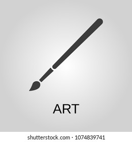 Art icon. Art symbol. Flat design. Stock - Vector illustration