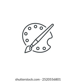 Art icon, Art vector illustration