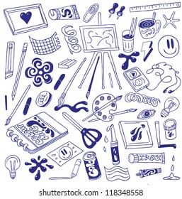 art icons - doodles collection