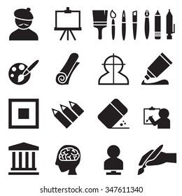 Art icons set