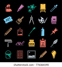 Art icons set