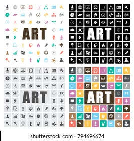 art icons set