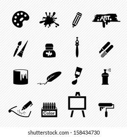 Art icons vector