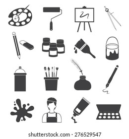 Art Icons Vector Set