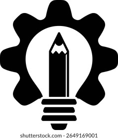 art idea tech technology idea bulb ai creative gear 11286