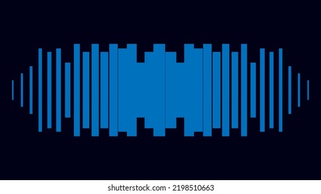 Abstrakte abstrakte hintergrundwellengeometrische Muster nahtlose Kreisgestaltung moderne Linie
