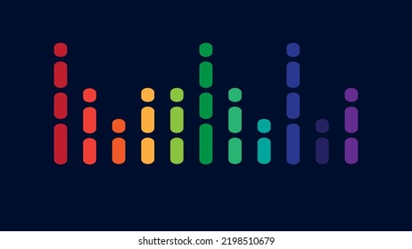 art illustration abstract background wave geometric pattern seamless circle design modern line