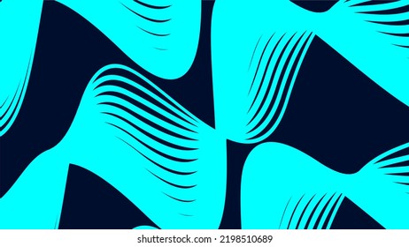 art illustration abstract background wave geometric pattern seamless circle design modern line