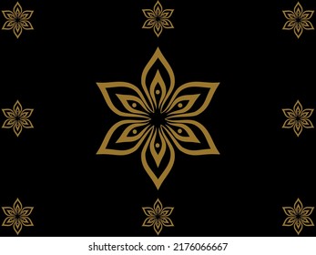art illustration background abstract of floral seamless pattern with flowers