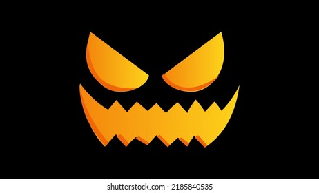 Art illustration background seamless design concept colorful icon symbol logo of black pumpkin