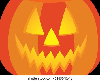 Art illustration background seamless design concept colorful icon symbol logo of black pumpkin