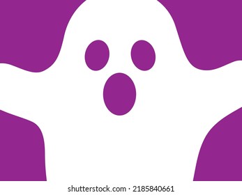Art illustration background seamless design concept colorful icon symbol logo of ghost