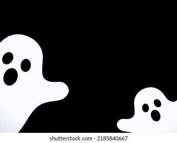 Art illustration background seamless design concept colorful icon symbol logo of ghost