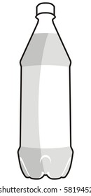 art illustration of a bottle of juice or soft drink