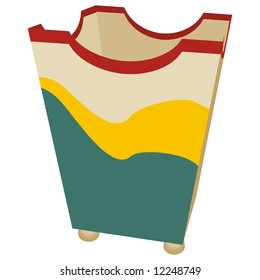 art illustration of a cachepot