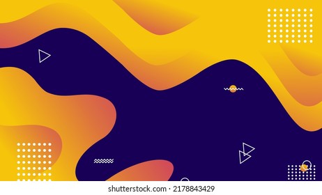 art illustration design abstract 3d background colorful seamless pattern concept of wave landscape horizontal