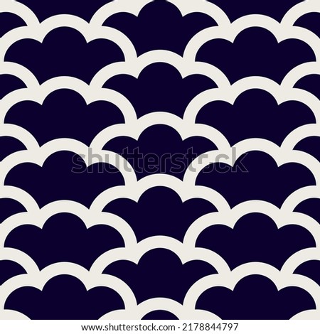 art illustration design abstract background flat colorful seamless pattern concept of net cloud line square