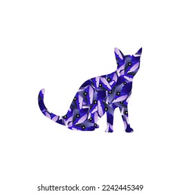 art illustration design concept background landscape icon cat with painting colorful artwork