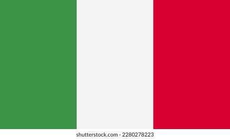 Art Illustration design concept flat nation flag sign symbol country of Italy