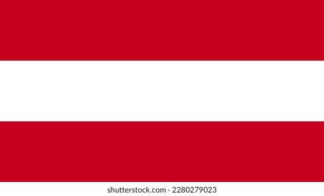 Art Illustration design concept flat nation flag sign symbol country of Austria