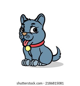 Art illustration design concept symbol icon animals of dog