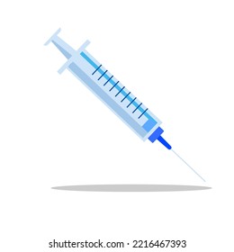 Art Illustration Design Concept Symbol Logo Icon Tools Medical clinic Health Care Of Inject Syringe