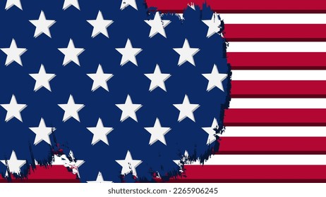 Art Illustration design concept symbol banner background flag america icon united state veteran independence wallpaper