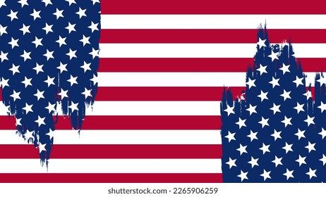 Art Illustration design concept symbol banner background flag america icon united state veteran independence wallpaper