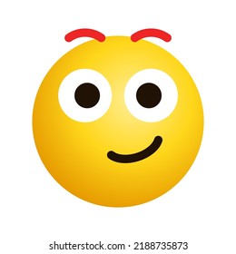 Art illustration Design Emoji face expression symbol emoticon of smile good mood