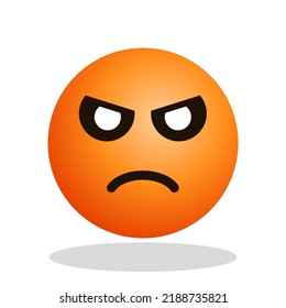 Art illustration Design Emoji red face expression symbol emoticon of angry