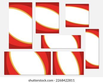 Art Illustration Design Frame Banner Template Editable Concept Horizontal Vertical Promotion Set Collections Advertisement