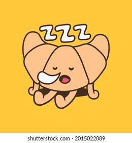art and illustration of food with doodle style, it is good for sticker design