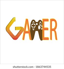 art illustration for gamepad logo