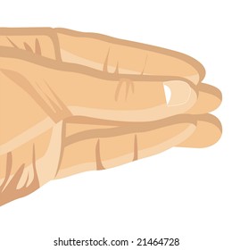 art illustration of a hand