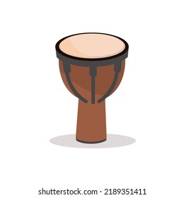 Art illustration icon logo music tools design concept symbol of tifa drum