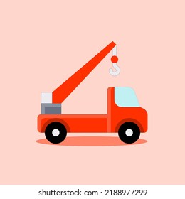 Art illustration icon logo transportation design symbol concept of heavy equipment