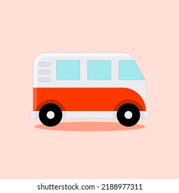 Art illustration icon logo transportation design symbol concept car of vintage classic motor