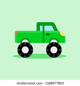 Art illustration icon logo transportation design symbol concept car off road