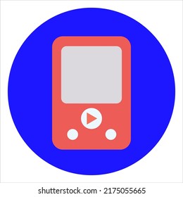 art illustration icon symbols of  play video game