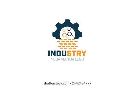 Art Illustration Industry factory logo design inspiration