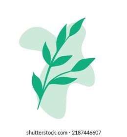 Art Illustration Pattern Seamless symbol icon botanical logo plants of aesthetic leaves