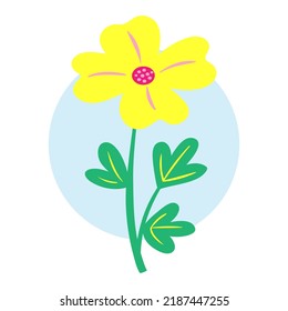 Patrón de ilustración de arte Icono de símbolo sin soldadura plantas de logotipo botánico de flor estética