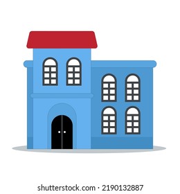 art illustration symbol icon logo building construction design concept of build urban city business